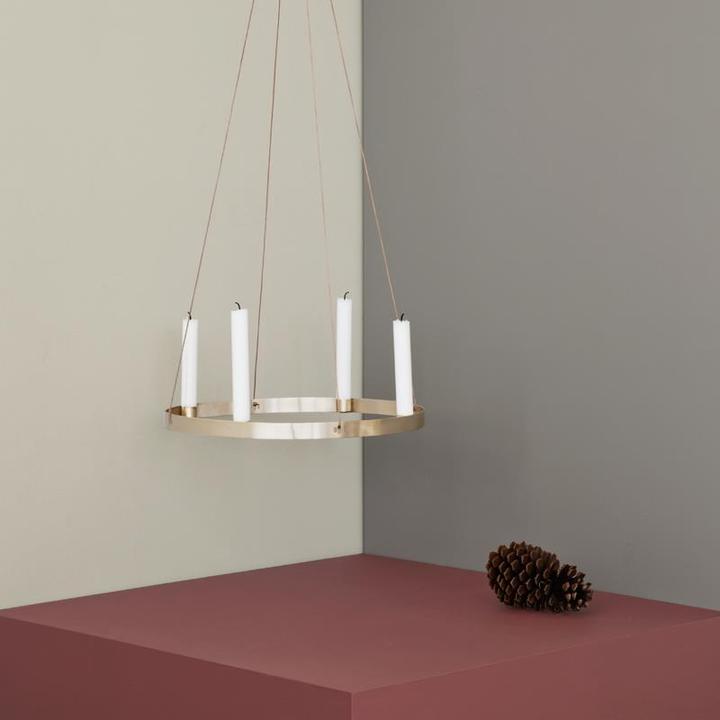 Image du produit Ferm Living Bougeoir Cercle (Ø 38 x 3 cm)