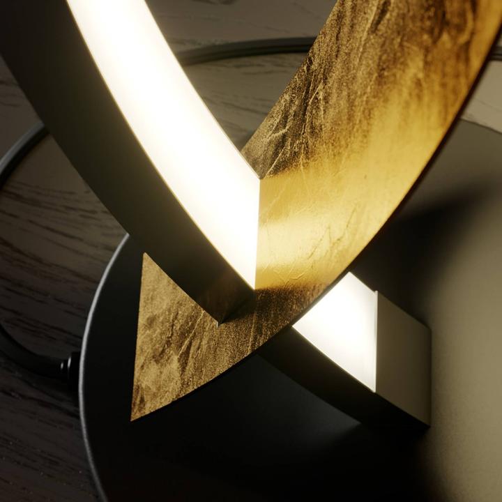 Immagine prodotto Lucande Lampada da tavolo Marija Nero/Oro (500 lm)