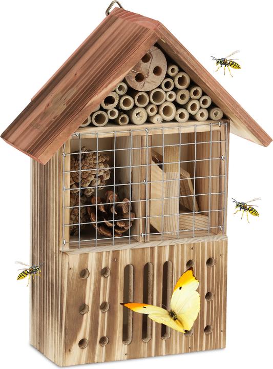 Relaxdays Insectenhotel (Vlinders, Bijen, Graafwespen)