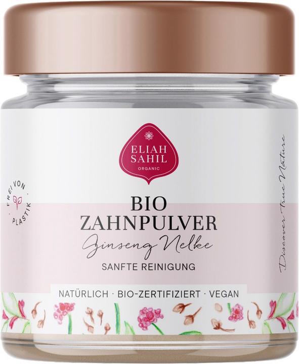Produktbild Eliah Sahil Zahnpulver Ginseng Nelke sanfte Reinigung Plv