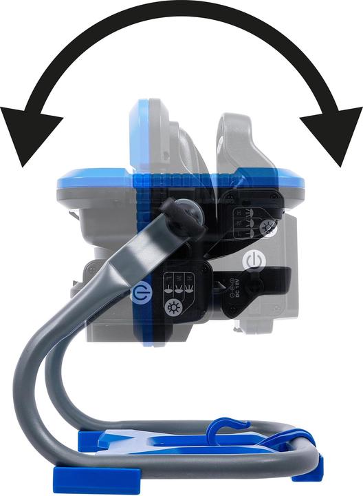 Image du produit BGS Lampe de travail LED sur batterie | repliable | 18 V | sans batterie (2000 lm)