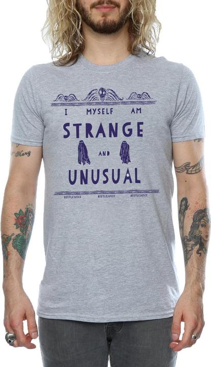 Actual product image Beetlejuice Mens Strange And Unusual T-Shirt (XL)