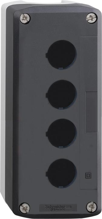 Produktbild Schneider Electric Tastergehäuse 22mm 4 Loch grau