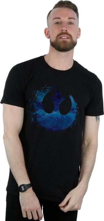 Produktbild Star Wars The Rise Of Skywalker Resistance Symbol Wave TShirt (XXL)