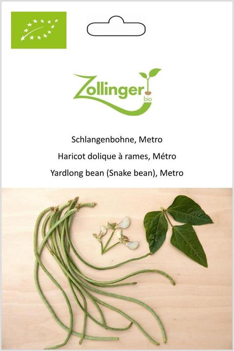 Image du produit Zollinger Bio Haricot serpent, Metro (Graines de plantes)