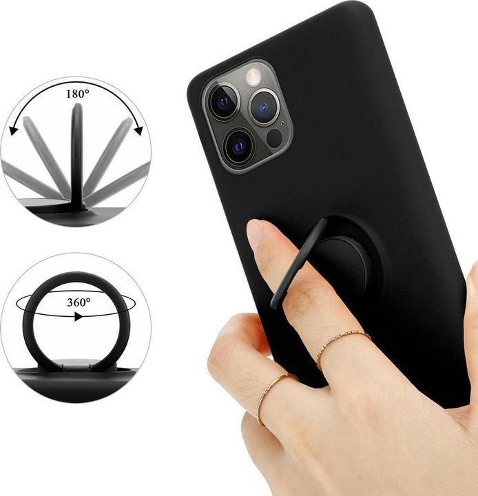 Actual product image Cadorabo TPU Liquid Ring Silicone Case Cover (Apple iPhone 13 mini)