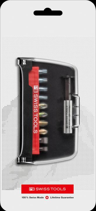 Actual product image PB Swiss Tools Bit set PB C6 702 BC CN (SL 2, TX15, TX20, TX25, SL4, PH1, PH2, TX10, PZ2, PZ1)