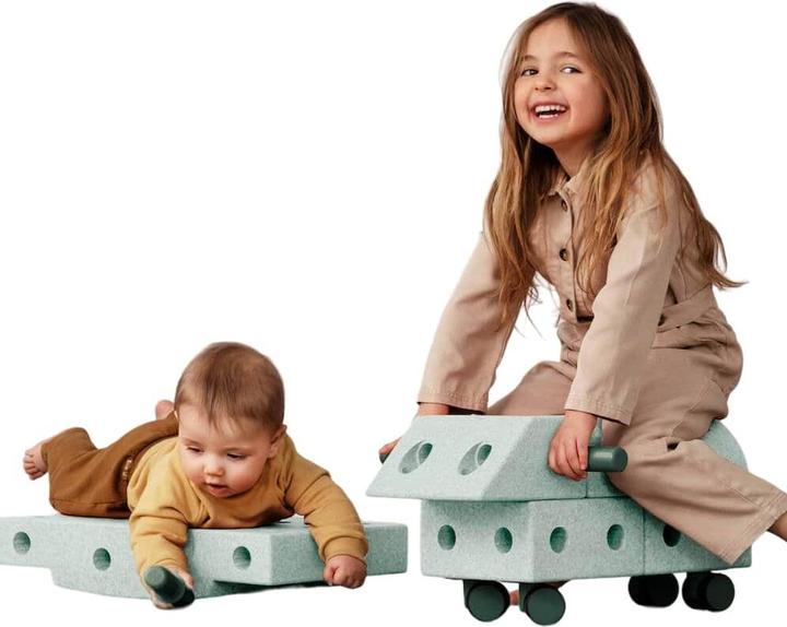 Image du produit Modu Explorer-Set - Jeu de construction Jouet d'équilibre, toboggan, bascule