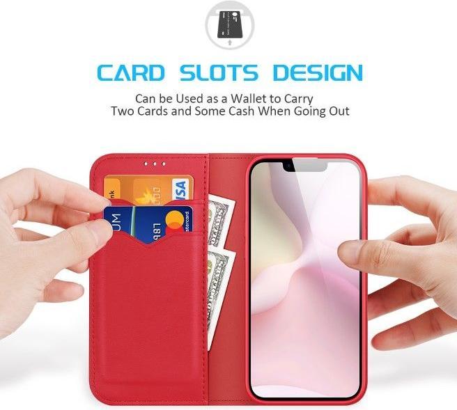Image du produit Dux Ducis Hivo Series Leder Bookcover Hülle (Apple iPhone 16e)