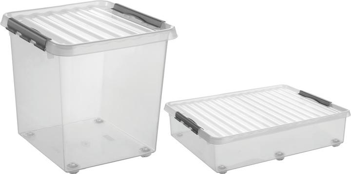 Produktbild Helit Q-line mit Rollen (80 x 20 x 50 cm, 60 l)