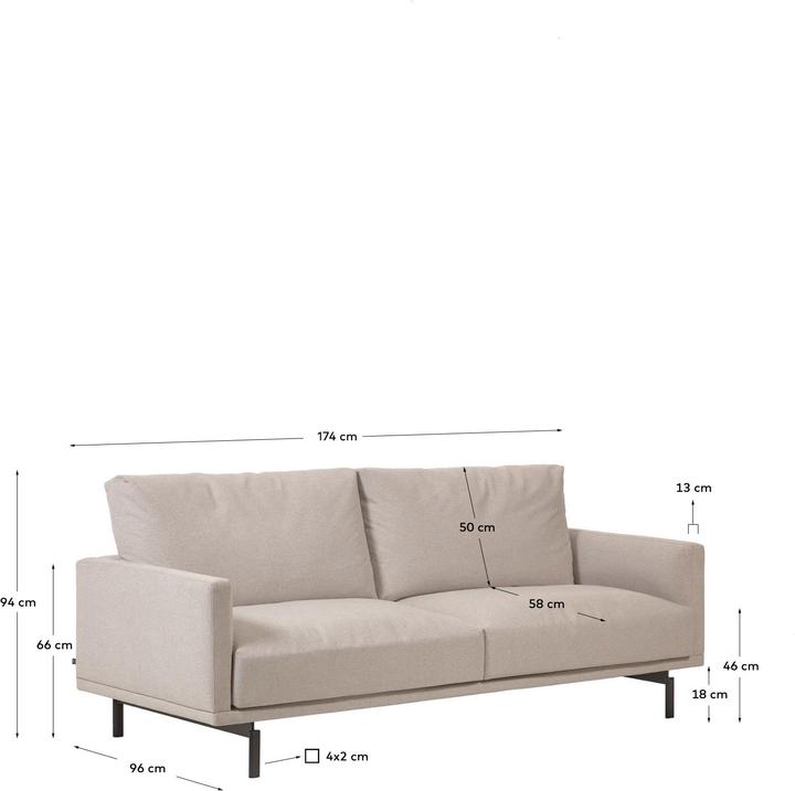 Image du produit Kave Home Galene (3 places)