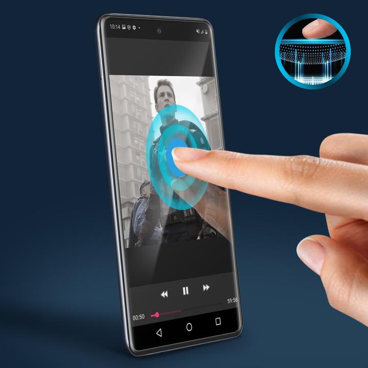 Produktbild Avizar Displayschutzfolie, Case friendly Schutz (1 Stück, Samsung Galaxy A71)