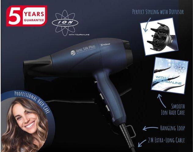 Actual product image Trisa Ionic Silk Plus