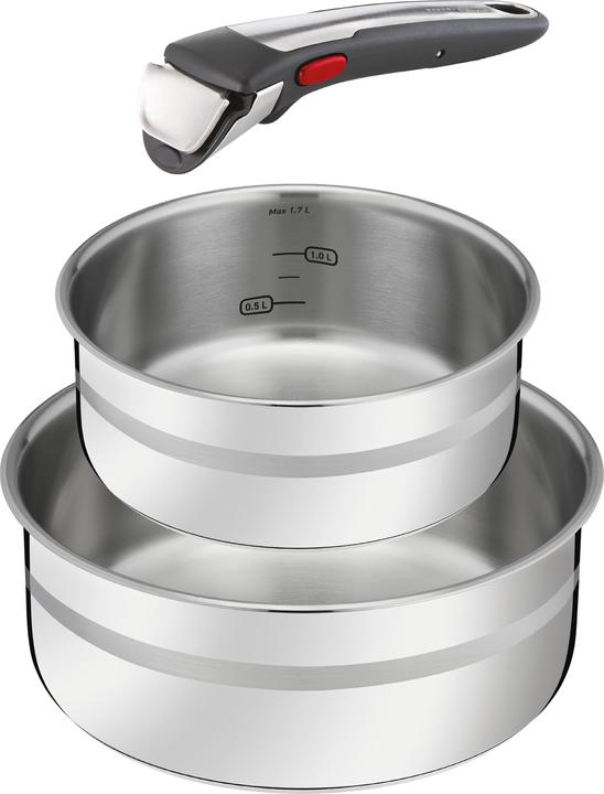 Actual product image Tefal Jamie Oliver Ingenio G6 (20 cm, Pot, Saucepan, Stainless steel)