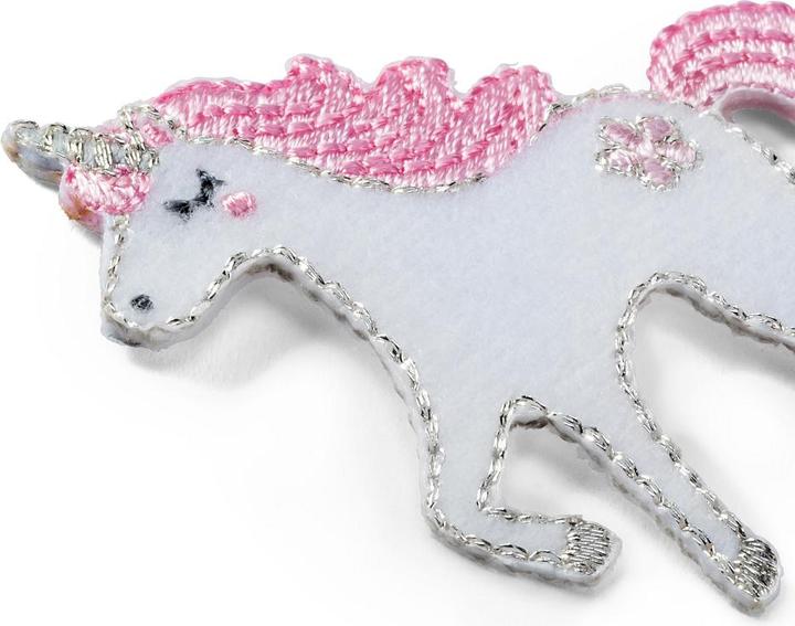Produktbild Prym Applikation Einhorn, weiss/rose (1 x)
