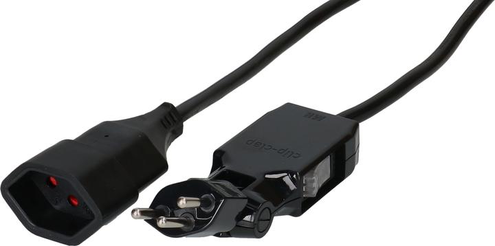 Immagine prodotto Max Hauri Cavo di prolunga 5 m T13 - T12 clip-clap, nero (5 m, Tipo 13)