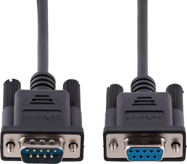 Image du produit StarTech com 3m RS232 Serial Null Modem Cable, Crossover Serial Cable w/Al-Mylar Shielding, DB9 Seri (3 m)