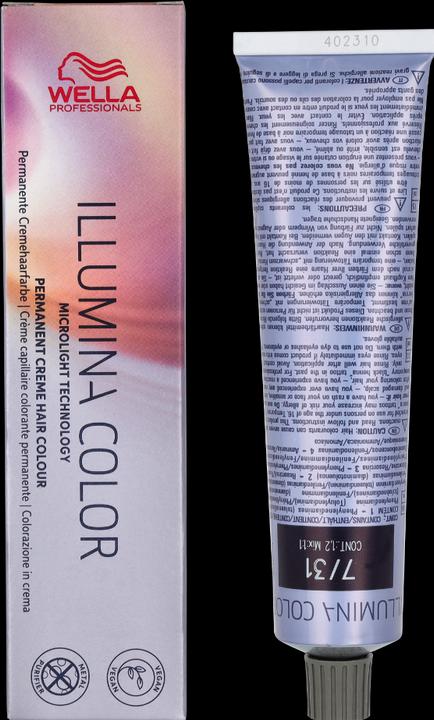 Produktbild Wella Illumina Color (7/31 mittelblond gold-asch)