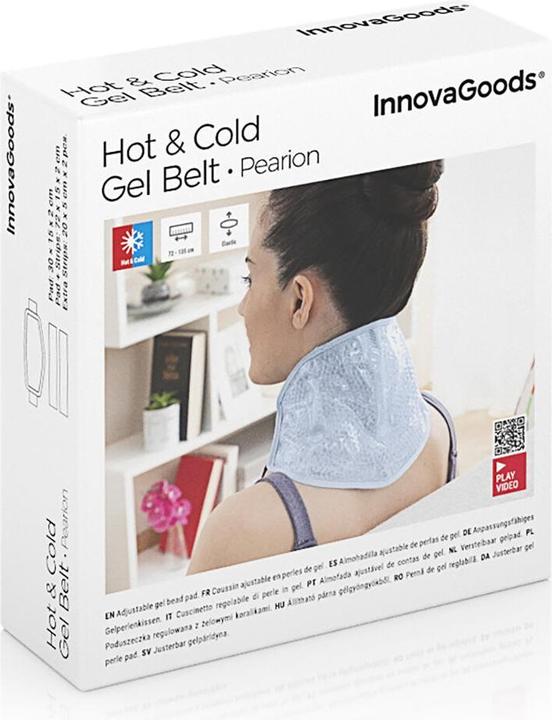 Produktbild InnovaGoods Cold or Hot Gel Bag for Injuries Adjustable Cushion with Gel Beads for Freezer or Microwave Cold/Hot (1 x, 900 ml)