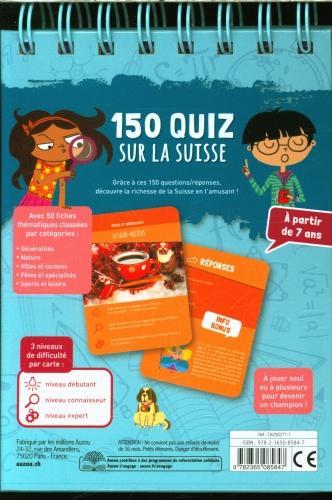 Image du produit 150 quiz sur la Suisse avec Maëlys et Lucien (Français, Collectif, 2021)