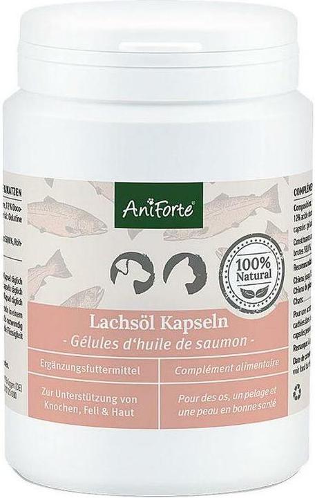 Produktbild AniForte Lachsöl Kapseln (Adult, 1 Stk., 0.50 g)