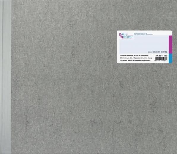 König & Ebhardt K™NIG & EBHARDT Livre à colonnes 353 x 297 mm, 26 colonnes (96 x)