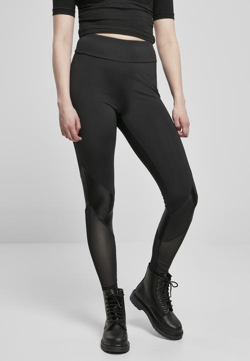 Produktbild Urban Classics Ladies Highwaist Mixed Tech Leggings (L)