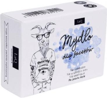 Produktbild LaQ Soap For guys soap with a men's smell with activated charcoal and precious butters - 85ML (85 ml)