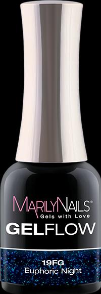 Actual product image Marily Nails GELFLOW - 19FG Euphoric Night (Euphoric Night, UV gel varnish)