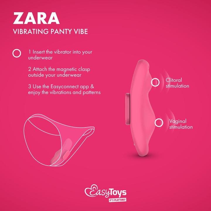 Actual product image Easytoys EasyConnect - Panty Vibrator app controlled
