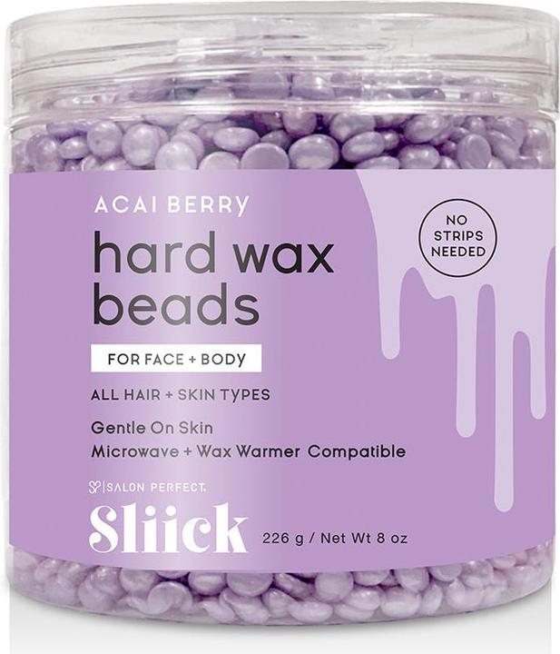 Produktbild Salon Perfect Acai Hard Wax Beads 226g - Home Waxing Smooth Skin (1 x, 226 g)