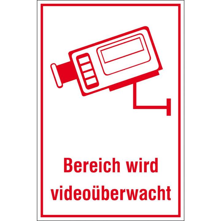 SafetyMarking VideoInfozeichenBereichwirdvideoüberwacht