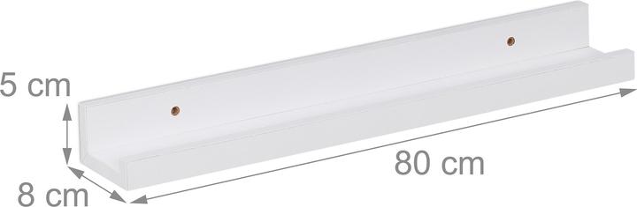 Actual product image Relaxdays Picture rail (48 x 8 x 5 cm)