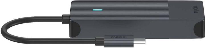 Immagine prodotto Rapoo Adattatore multiplo USB-C, 4 in 1, grigio (USB-C, 4 Porti)
