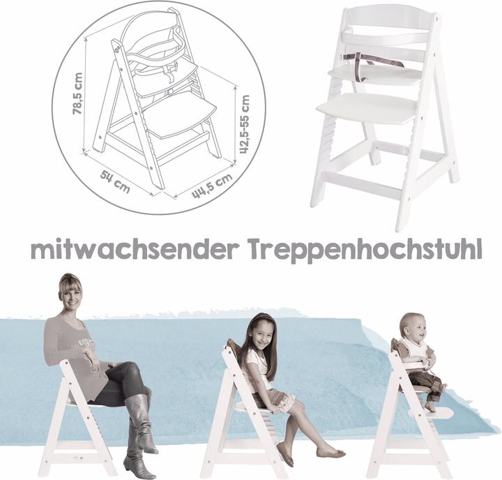 Actual product image Roba Stair high chair Adam & Owl (High chair booster seat)