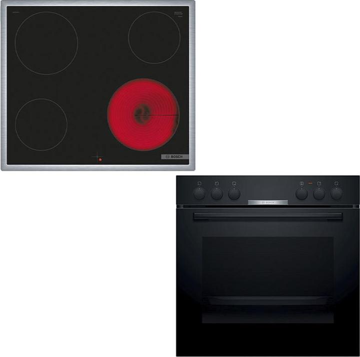 Bosch Hausgeräte Herdset HEA510BA0C & NKE645GA2C 400V