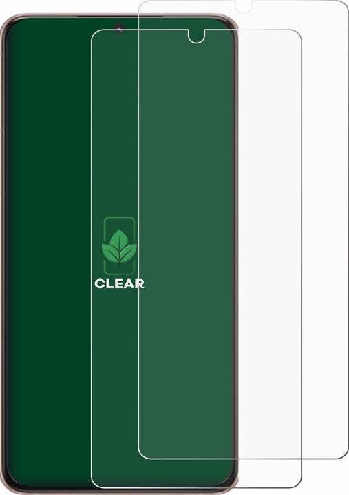 Actual product image ScreenLeaf Protective film sustainable screen protector screen protector film clear transparent (2 Piece, Samsung Galaxy S21 Ultra 5G)