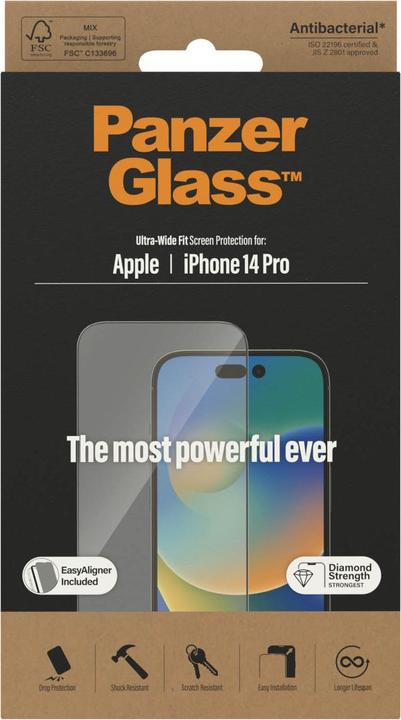 Produktbild PanzerGlass Ultra-Wide Fit (1 Stück, Apple iPhone 14 Pro)