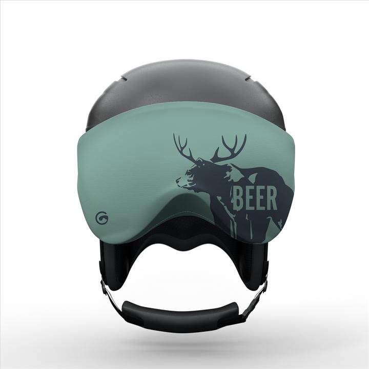 Actual product image Gogglesoc Beer Visorsoc (Ski goggle protective cover)