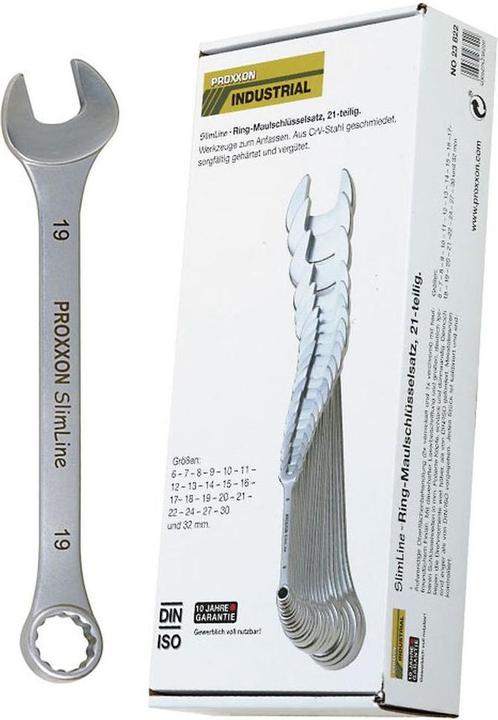 Produktbild Proxxon SlimLine (32 mm, 18 mm, 11 mm, 12 mm, 20 mm, 19 mm, 27 mm, 15 mm, 13 mm, 25 mm, 6 mm, 21 mm, 7 mm, 14 mm, 29 mm, 8 mm, 10  mm, 30 mm, 23 mm, 26 mm, 22 mm, 17 mm, 28 mm, 9 mm, 16 mm, 24 mm, 31 mm)