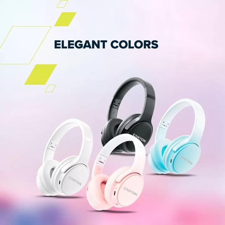 Actual product image Canyon Bluetooth Headset OnRiff 4 On-Ear/BT5.3 black retail (50 h, Wireless)