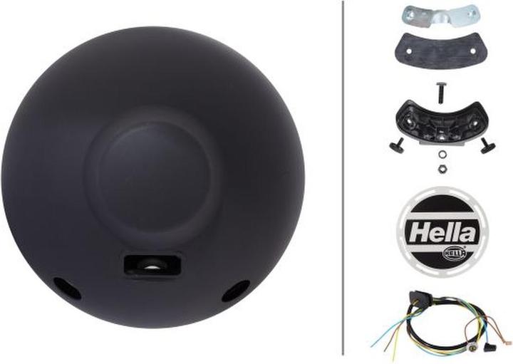 Actual product image Hella Spotlight (H1, W5W)