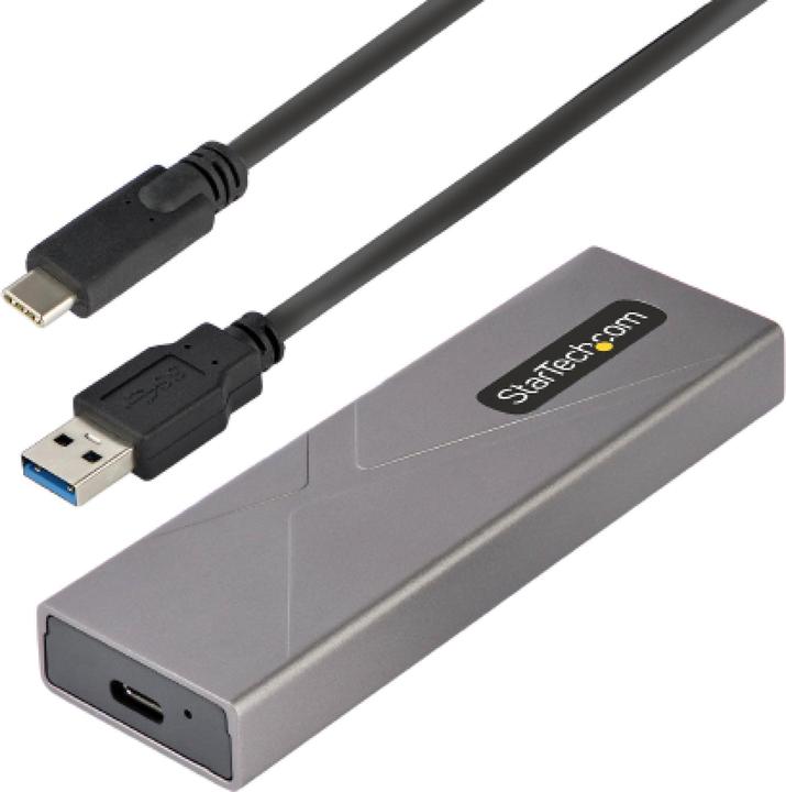 Produktbild StarTech com M2-USB-C-NVME-SATA, Enceinte ssd, M.2, M.2, 10 Gbit/s, Connectivité USB, Gris (M.2)
