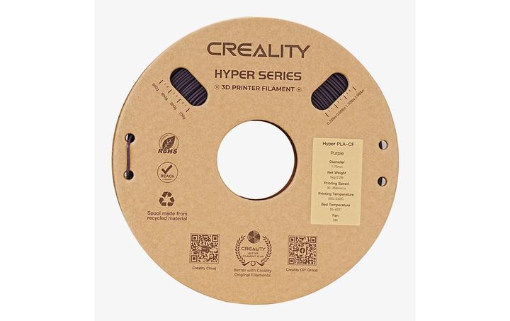 Actual product image Creality Filament (Carbon, PLA, 1.75 mm, 1000 g, Violet)