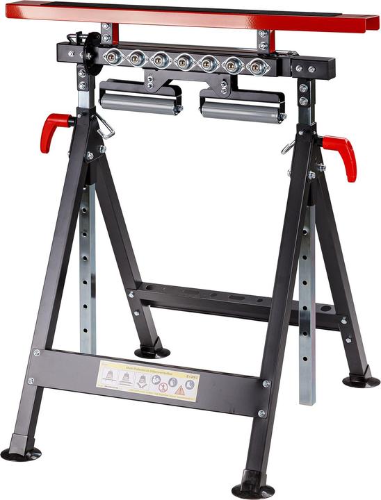 Immagine prodotto Dema Cavalletto a rulli multipli 82,5 - 127,5 cm regolabile in altezza (70.50 cm, 75 cm)