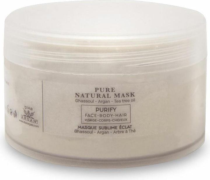 Produktbild Diar Argan Natürliche Gesichtsmaske mit reinem Arganöl und Ghassoul - 200 ml (200 ml)