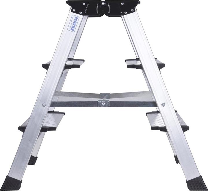 Image du produit Krause Marchepied pliant double en aluminium kl (Escabeau, 42 cm)