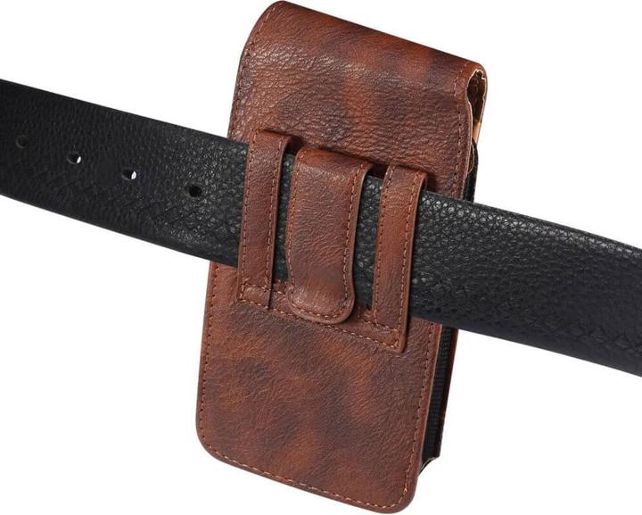 Produktbild Cover-Discount Nylon - Leder Gurttasche mit Kartenfach braun / L