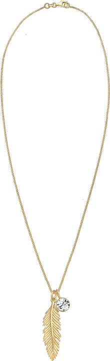Actual product image Elli Boho, Feather (925 sterling silver, Glass crystal)