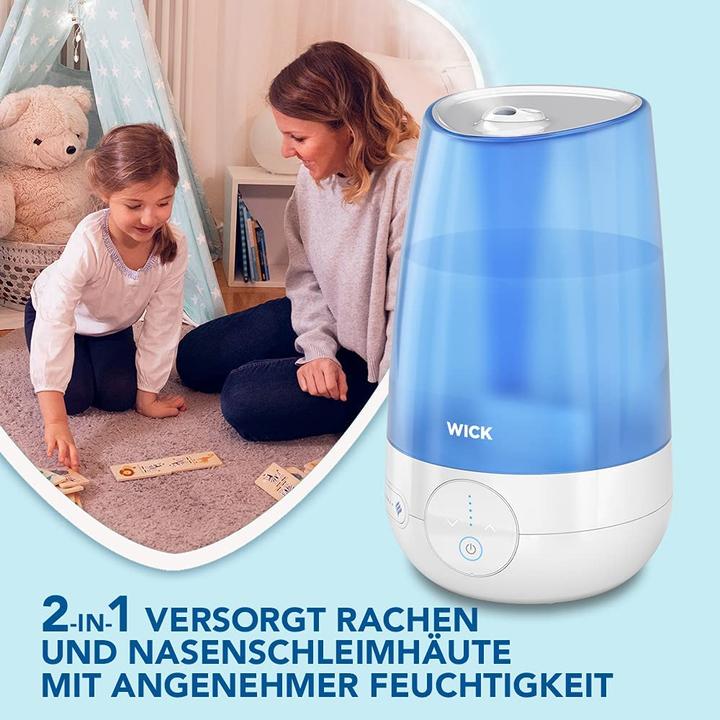 Image du produit Wick Humidificateur d'air froid à ultrasons 21 W (35 m²)